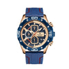 Blue Dial Chronograph Watch
