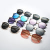 Fashion Luxury Round Metal Frame Mirror Sunglasses