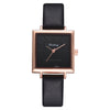 Leather Square Wrist Watch