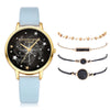 Crystal Rhinestone Bracelet Watch Set